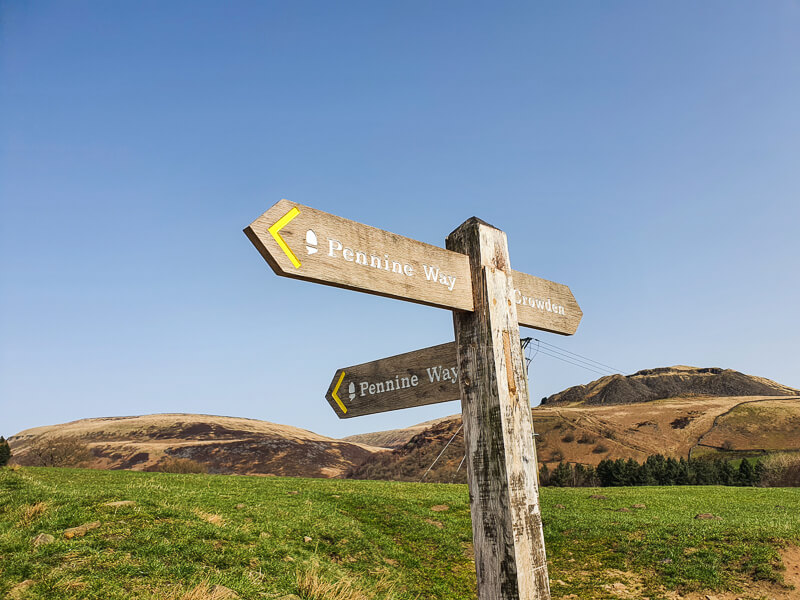Pennine Way signpost