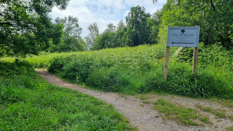 Signpost and path