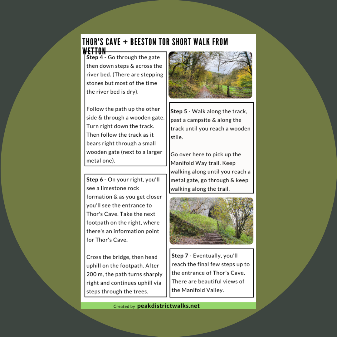 Thor's Cave + Beeston Tor Short Walk PDF | 3-Miles (Route 066) - Image 3