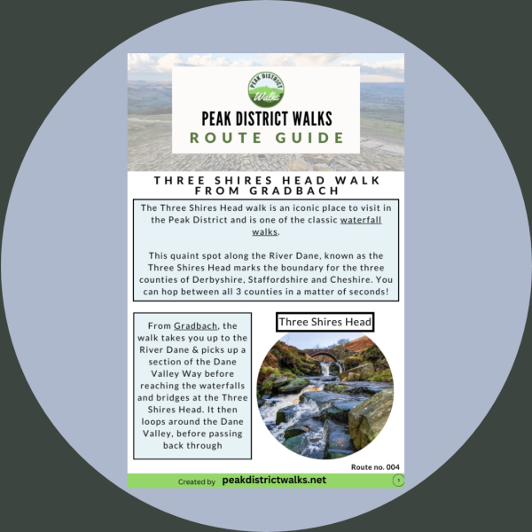 Three Shires Head Walk from Gradbach | 8-Miles (Route 004)