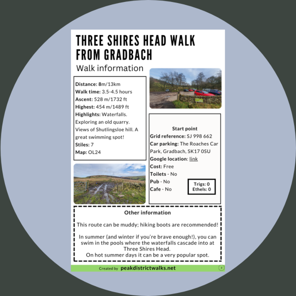Three Shires Head Walk from Gradbach | 8-Miles (Route 004) - Image 2