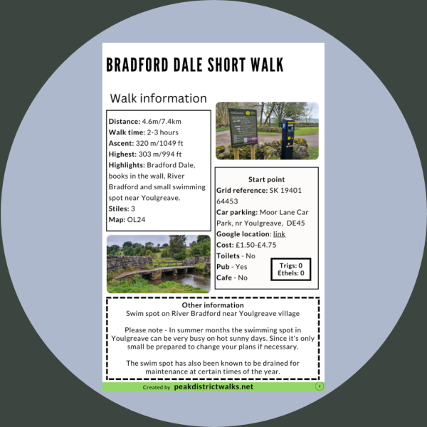 Bradford Dale Short Walk | 5-Mile Route (Route 064) - Image 2