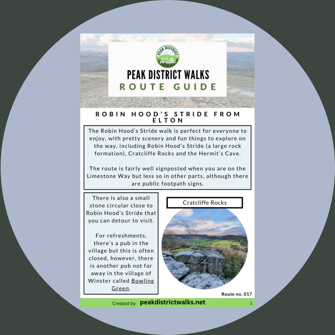 Robin Hood's Stride From Elton | 4.5-Mile Route