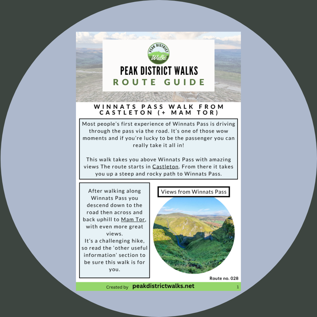 Winnats Pass Walk From Castleton (+ Mam Tor) | 5-Mile Route