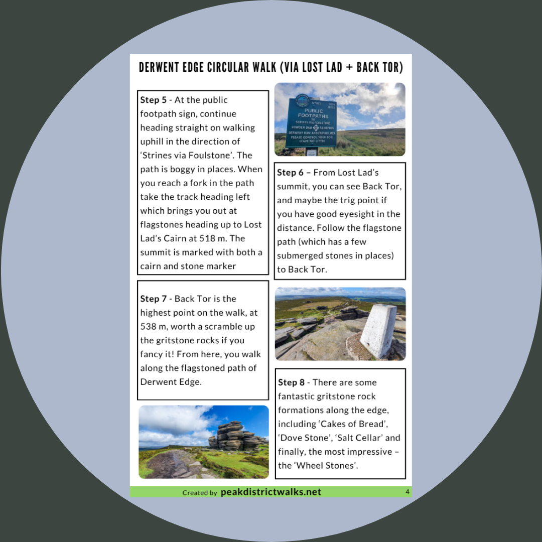 Derwent Edge Circular Walk (via Lost Lad + Back Tor) | 8-Mile Route - Image 3