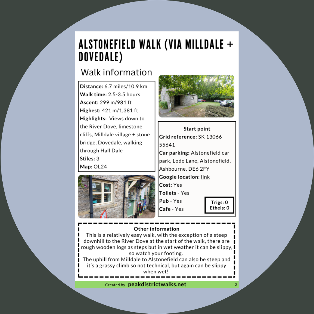 Alstonefield Walk (Via Milldale + Dovedale) | 7-Mile Route - Image 2
