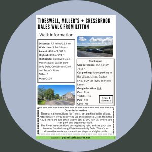 Tideswell, Miller’s + Cressbrook Dales Walk From Litton | 8-Mile Route - Image 2