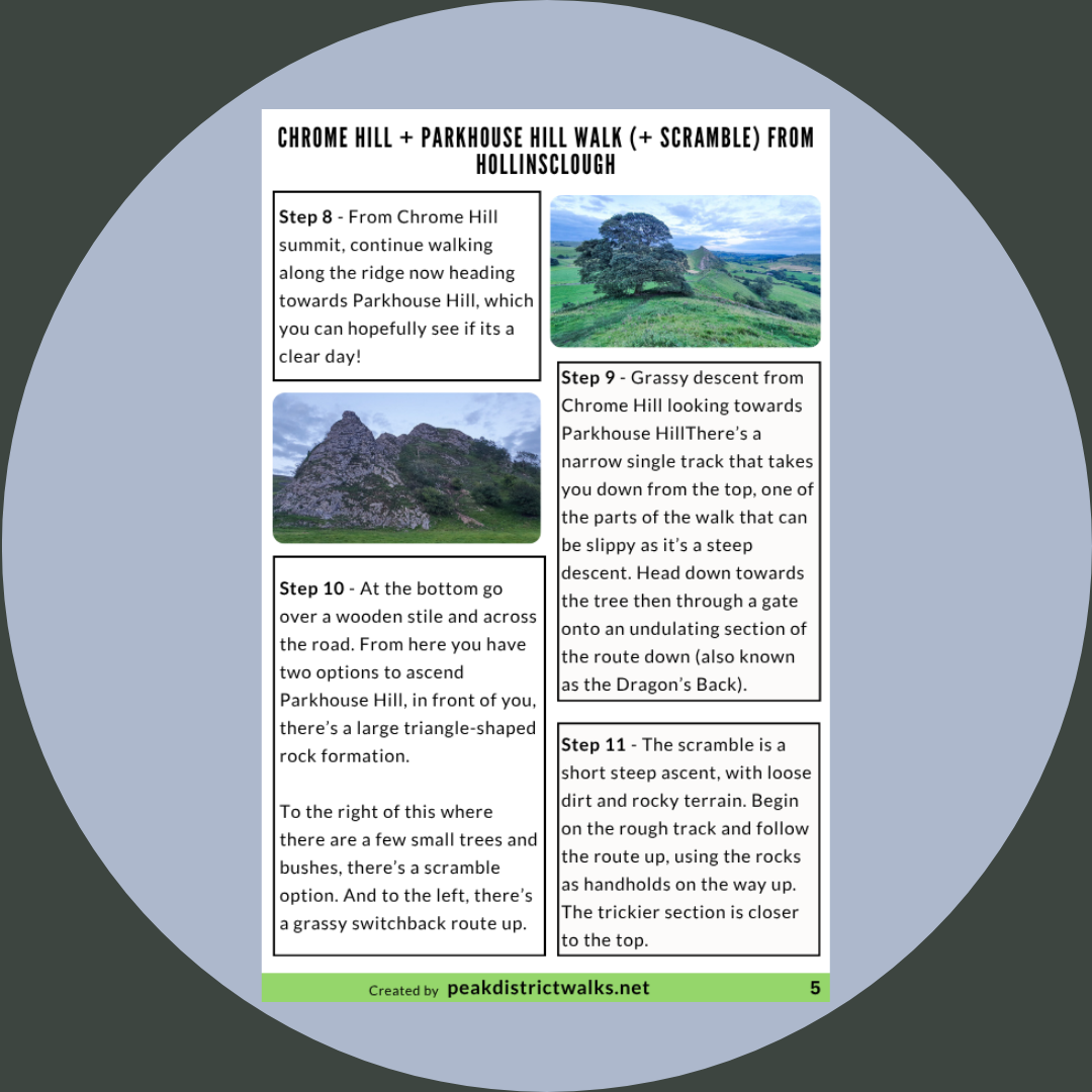 Chrome Hill + Parkhouse Hill Walk (+ Scramble) From Hollinsclough | 5-Mile Route - Image 3