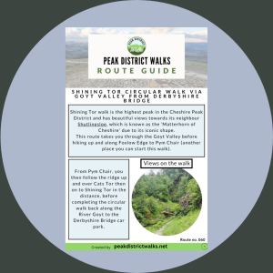 Shining Tor Circular Walk via Goyt Valley From Derbyshire Bridge | 10-Mile Route