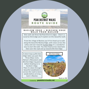 Baslow Edge + Birchen Edge Walk From Baslow | 9-Mile Route