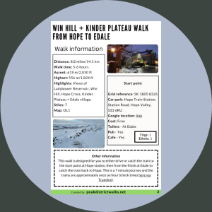 Win Hill + Kinder Plateau Walk From Hope To Edale | 9-Mile Route - Image 2