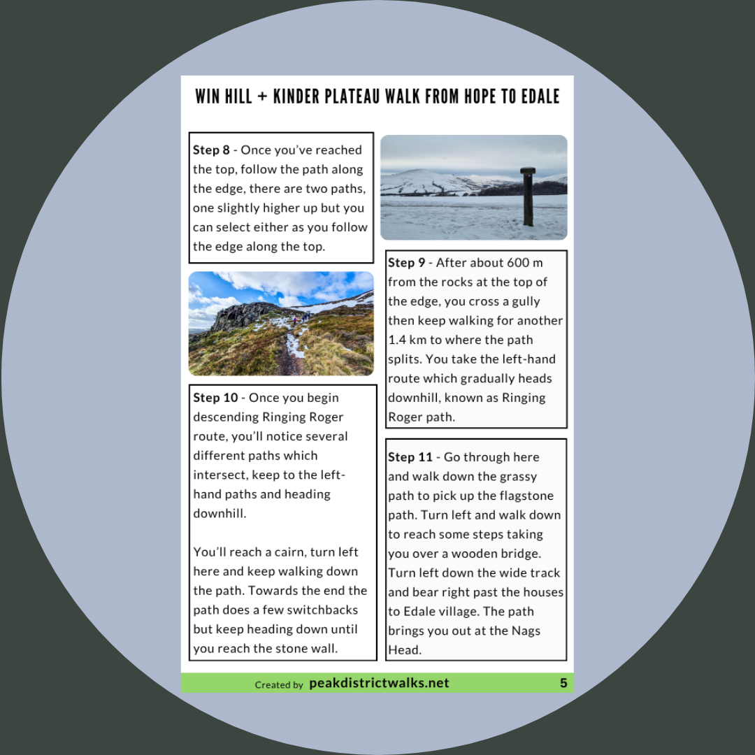 Win Hill + Kinder Plateau Walk From Hope To Edale | 9-Mile Route - Image 3