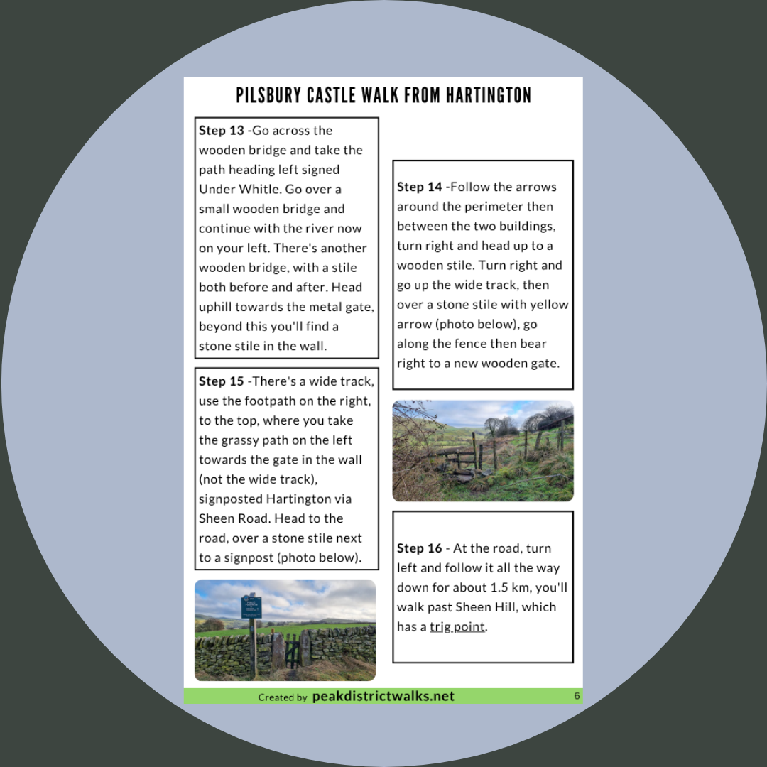 Pilsbury Castle Walk From Hartington | 8-Mile Route - Image 3