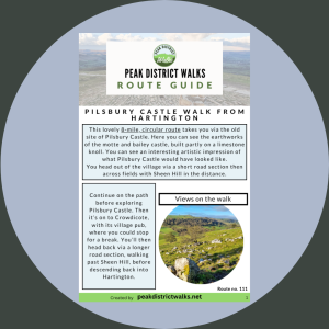 Pilsbury Castle Walk From Hartington | 8-Mile Route