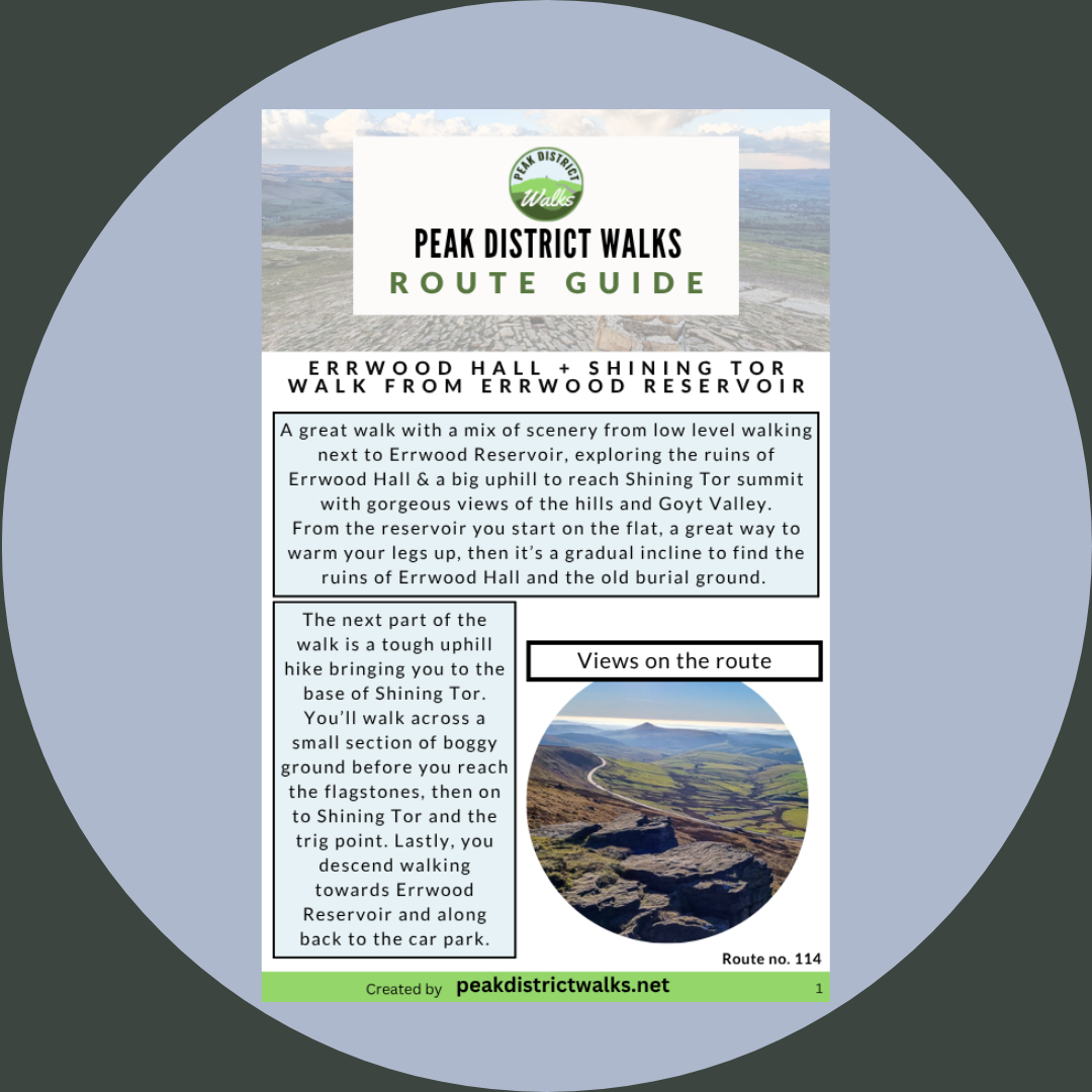 Errwood Hall + Shining Tor Walk From Errwood Reservoir | 5-Mile Route