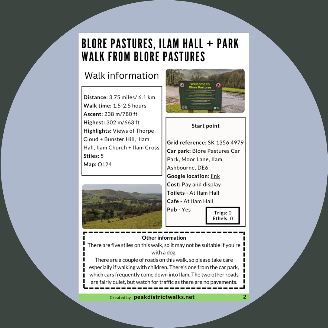 Blore Pastures, Ilam Hall + Park Walk From Blore Pastures | 4-Mile Route - Image 2