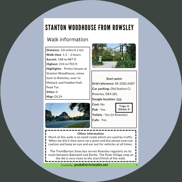 Stanton Woodhouse Walk from Rowsley | 4-mile route - Image 2