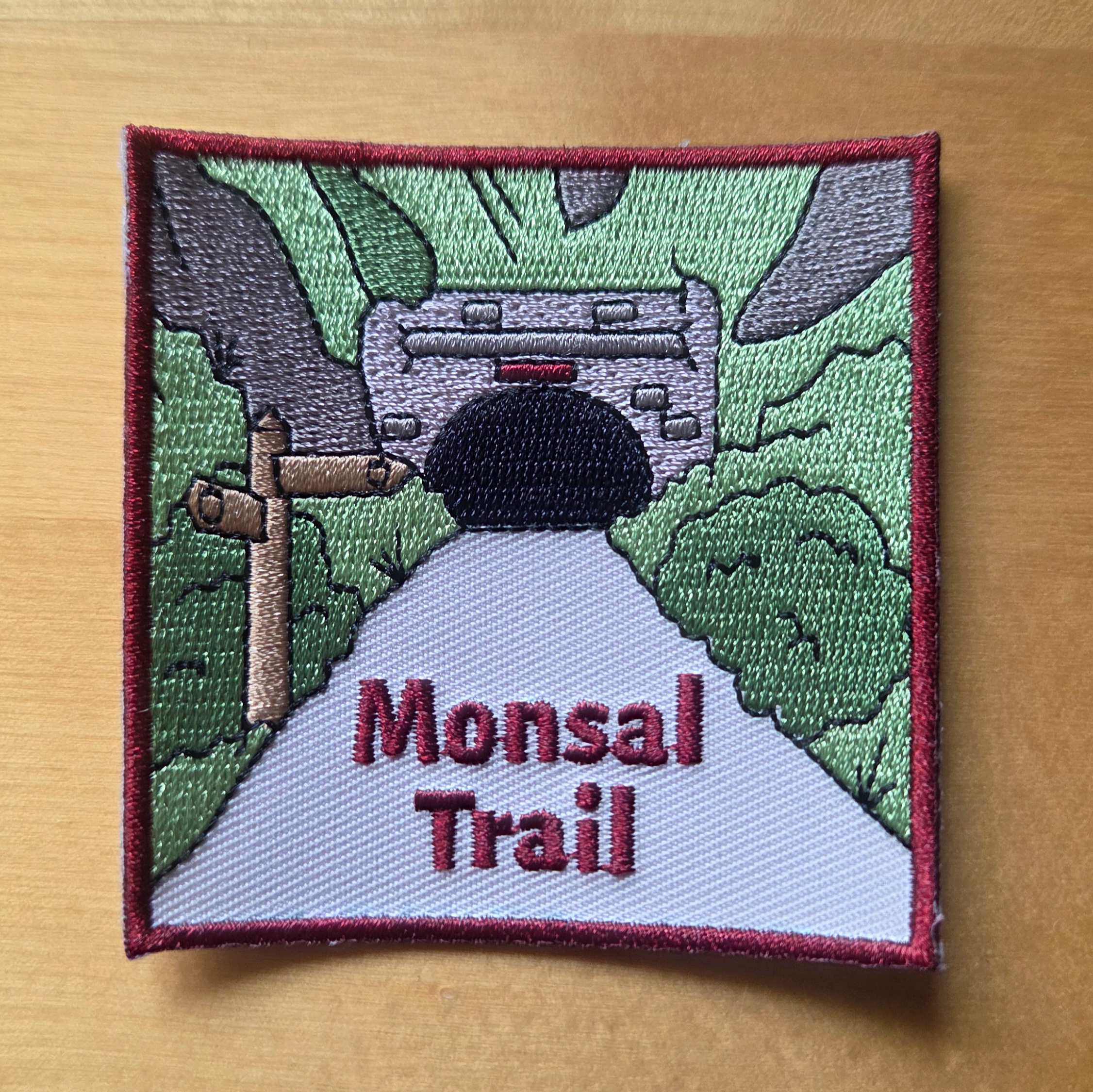 Monsal trail embroidered patch